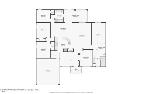 Floorplan - 2275 Fairview Rd, Spring Hill, FL 34609 photo 1 of 1