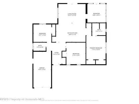 Floorplan - 4117 Tampico Trl, Hernando Beach, FL 34607 photo 2 of 2