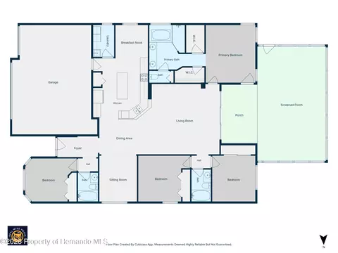 Floorplan - 4327 Canongate Ct, Spring Hill, FL 34609 photo 4 of 4