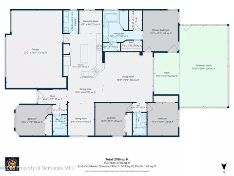 Floorplan - 4327 Canongate Ct, Spring Hill, FL 34609 photo 1 of 4