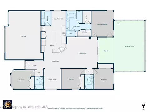 Floorplan - 4327 Canongate Ct, Spring Hill, FL 34609 photo 2 of 4
