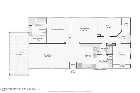 Floorplan - 6496 W Richard Dr, Weeki Wachee, FL 34607 photo 1 of 1