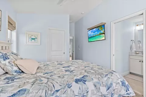 Bedroom - 4030 Gulf Coast Dr, Hernando Beach, FL 34607 photo 6 of 8