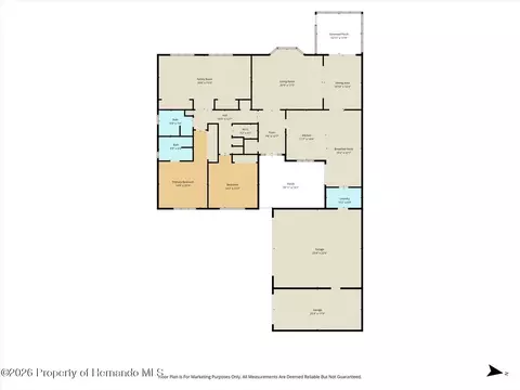 Floorplan - 10404 Sandtrap Dr, Spring Hill, FL 34608 photo 2 of 2