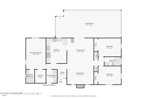 Floorplan - 8331 Echo Ln, Spring Hill, FL 34608 photo 1 of 1