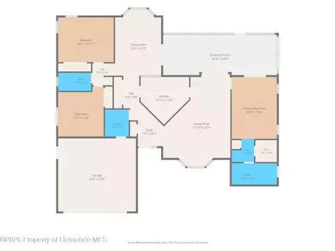 Floorplan - 4210 Augustine Rd, Spring Hill, FL 34609 photo 1 of 1