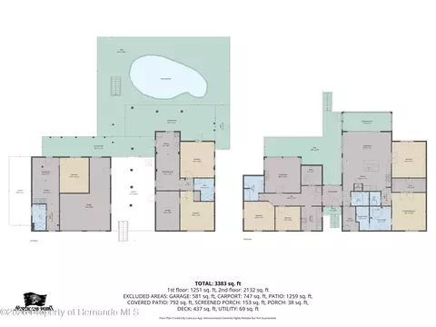 Floorplan - 3337 Mangrove Dr, Hernando Beach, FL 34607 photo 2 of 5