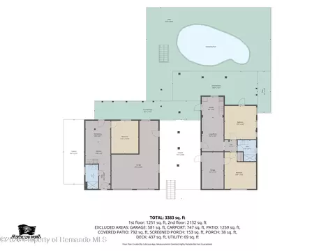 Floorplan - 3337 Mangrove Dr, Hernando Beach, FL 34607 photo 4 of 5