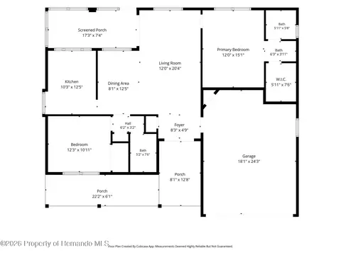 Floorplan - 6402 Ocean Pines Ln, Spring Hill, FL 34606 photo 1 of 1