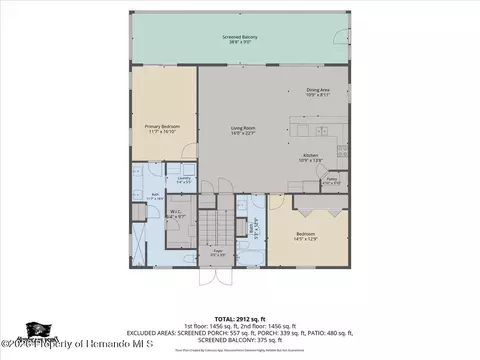 Floorplan - 4530 Kingston Dr, Hernando Beach, FL 34607 photo 2 of 5
