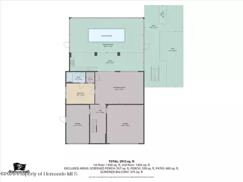 Floorplan - 4530 Kingston Dr, Hernando Beach, FL 34607 photo 1 of 5