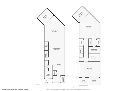 Floorplan - 5650 A1a S C218 #C218, Saint Augustine, FL 32080 photo 1 of 1