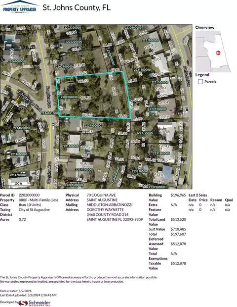 View/Area - 70 Coquina Ave, Saint Augustine, FL 32080 photo 5 of 12