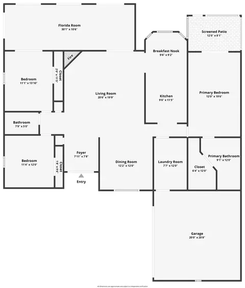 Floorplan - 5240 Timucua Cir, Saint Augustine, FL 32086 photo 1 of 1