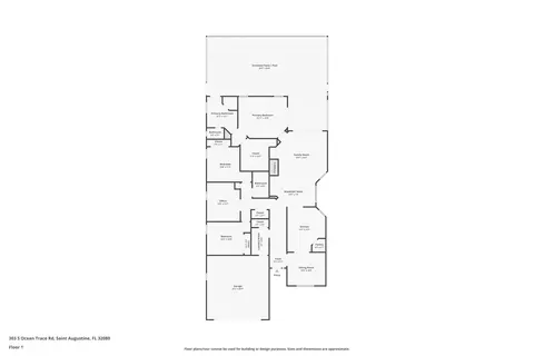 Floorplan - 303 S Ocean Trace Rd, Saint Augustine, FL 32080 photo 1 of 1