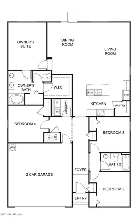 Floorplan - 201 Blue Creek Way, Saint Augustine, FL 32086 photo 1 of 1