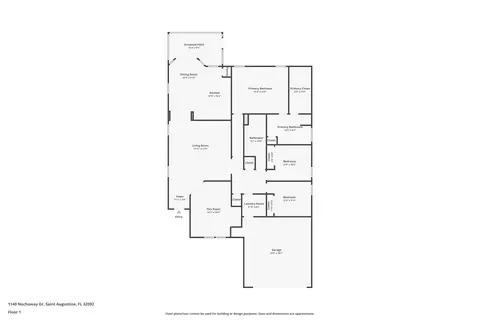 Floorplan - 1140 Nochaway Dr, Saint Augustine, FL 32092 photo 1 of 1