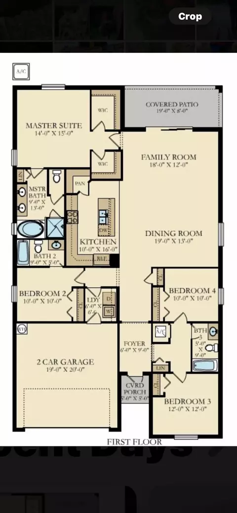 Floorplan - 106 Blue Cypress Trl, Saint Augustine, FL 32084 photo 1 of 1