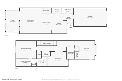 Floorplan - 340 Volterra Pl, Saint Augustine, FL 32084 photo 1 of 1