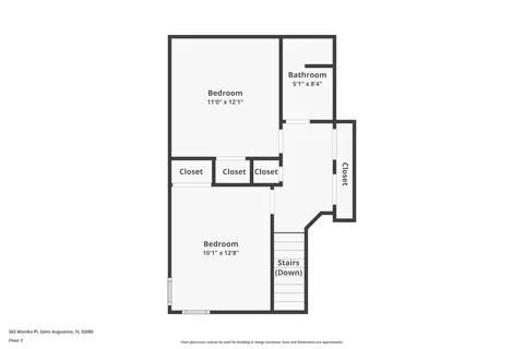 Floorplan - 362 Monika Pl, Saint Augustine, FL 32080 photo 2 of 2