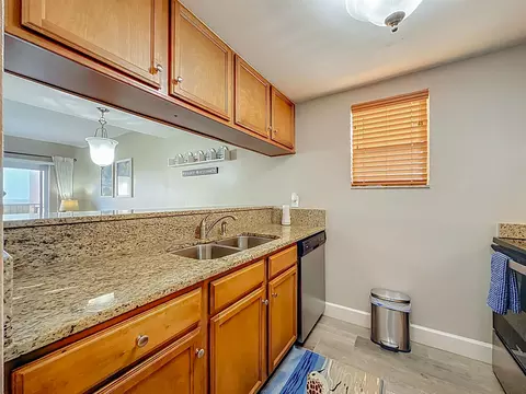 Kitchen - 5930 A1a S UNIT 9E, Saint Augustine, FL 32080 photo 5 of 6