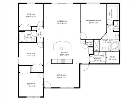 Floorplan - 295 Deerfield Meadows Cir, Saint Augustine, FL 32086 photo 1 of 1