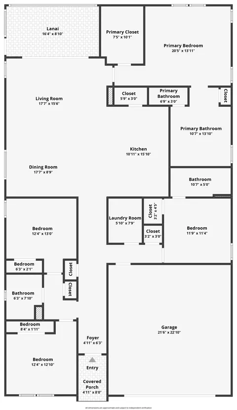 Floorplan - 803 Honeycomb Trl, Saint Augustine, FL 32095 photo 1 of 1