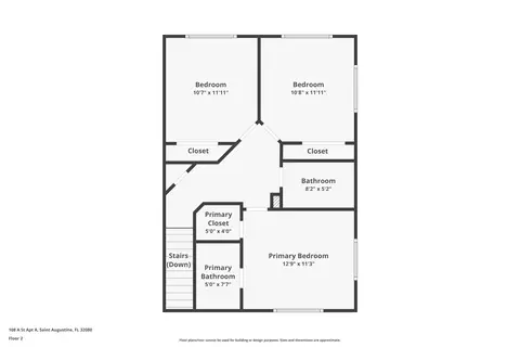 Floorplan - 108 A St #A, Saint Augustine, FL 32080 photo 3 of 3