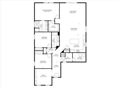 Floorplan - 437 La Mancha Dr, Saint Augustine, FL 32086 photo 1 of 1