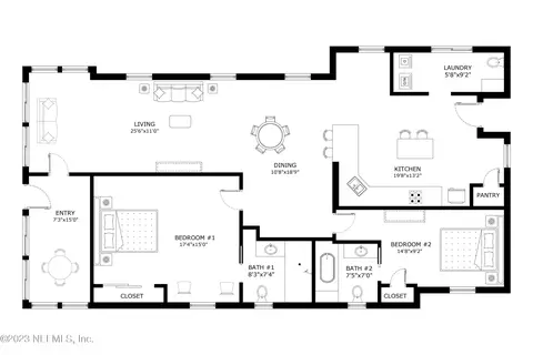Floorplan - 9 Sevilla St, Saint Augustine, FL 32084 photo 1 of 4