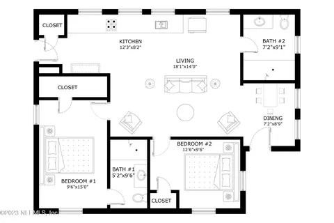 Floorplan - 9 Sevilla St, Saint Augustine, FL 32084 photo 2 of 4