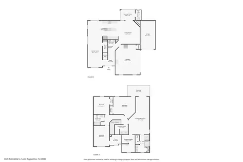 Floorplan - 4325 Palmetto St, Saint Augustine, FL 32084 photo 3 of 3