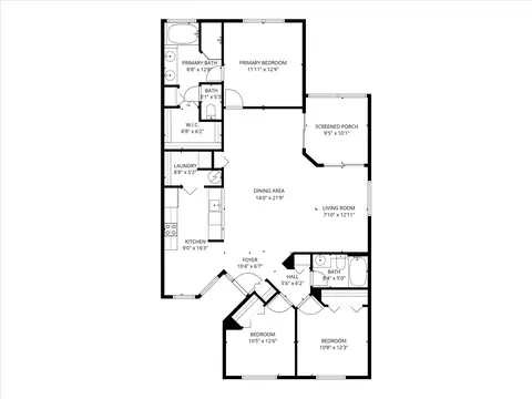 Floorplan - 1109 Royal Troon Ln, Saint Augustine, FL 32086 photo 1 of 1