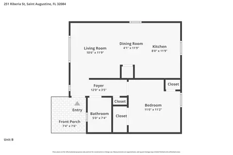 Floorplan - 251 Riberia St, Saint Augustine, FL 32084 photo 4 of 5