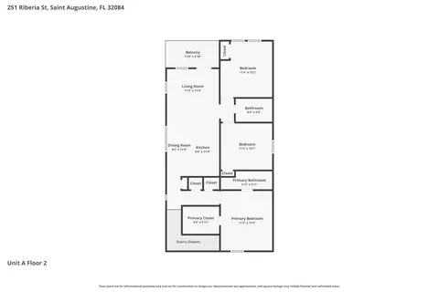 Floorplan - 251 Riberia St, Saint Augustine, FL 32084 photo 3 of 5