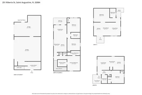 Floorplan - 251 Riberia St, Saint Augustine, FL 32084 photo 1 of 5