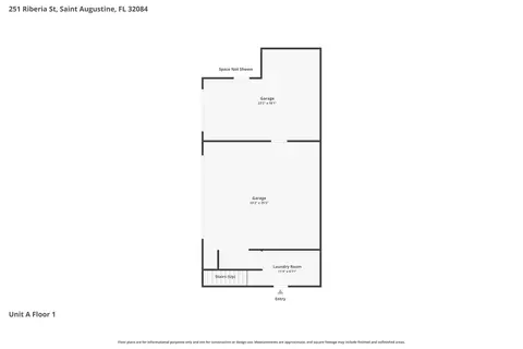Floorplan - 251 Riberia St, Saint Augustine, FL 32084 photo 2 of 5