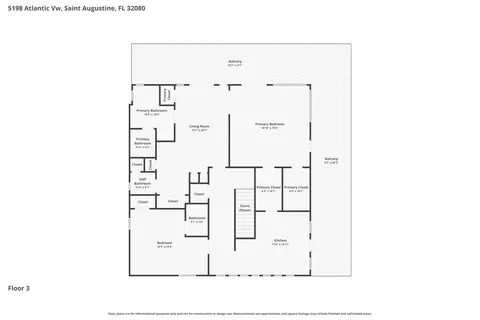 Floorplan - 5198 Atlantic Vw, Saint Augustine, FL 32080 photo 3 of 3
