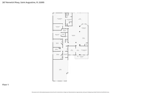 Floorplan - 267 Renwick Pkwy, Saint Augustine, FL 32095 photo 1 of 1