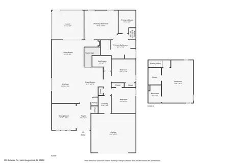 Floorplan - 285 Palazzo Cir, Saint Augustine, FL 32092 photo 3 of 6