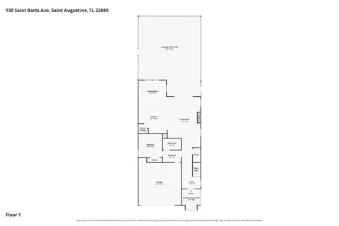 Floorplan - 130 Saint Barts Ave, Saint Augustine, FL 32080 photo 2 of 3