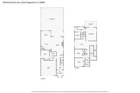 Floorplan - 130 Saint Barts Ave, Saint Augustine, FL 32080 photo 1 of 3