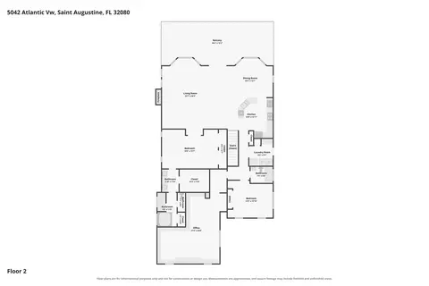 Floorplan - 5042 Atlantic Vw, Saint Augustine, FL 32080 photo 1 of 3