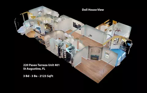 Floorplan - 220 Paseo Terrazza #401, Saint Augustine, FL 32095 photo 1 of 2