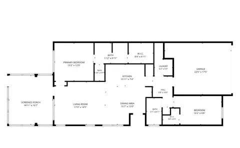 Floorplan - 208 Modesto Dr, Saint Augustine, FL 32086 photo 1 of 1