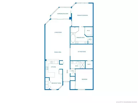 Floorplan - 145 NEdgewater Dr #4203, Stuart, FL 34996 photo 1 of 1
