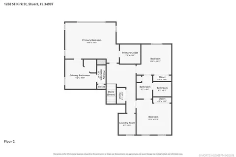Floorplan - 1268 SE Kirk St, Stuart, FL 34997 photo 2 of 2