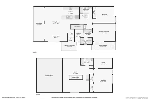 Floorplan - 250 NEdgewater Dr, Stuart, FL 34996 photo 1 of 1