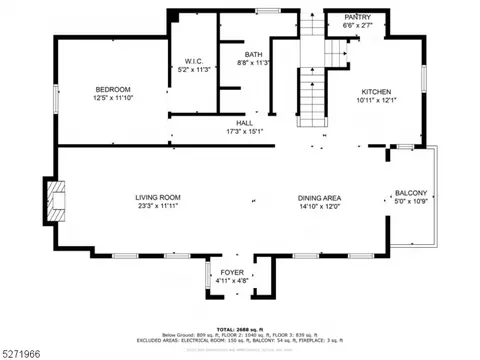 Floorplan - 839 Dixie, Plainfield, NJ 07062 photo 4 of 4
