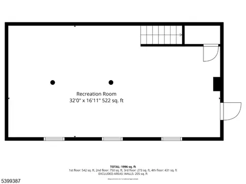 Floorplan - 17 Grant St, Dover, NJ 07801 photo 1 of 5